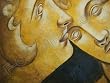 Two Faces Roman Style Oil Painting - Hand Painted and Signed - 20 X 24