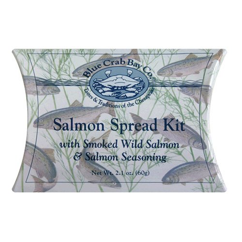 Blue Crab Bay Co. Salmon Spread Kit, 2.1-Ounces (Pack of 4) by Blue Crab Bay Co.