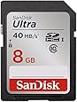 SanDisk Ultra 8GB Class 10 SDHC Memory Card Up To 40MB/s- SDSDUN-008G-G46 [Newest Version]