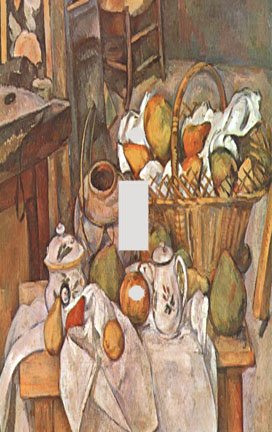 Cezanne Still Life Basket Decorative Switchplate Cover