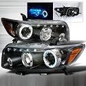 08 09 Scion xB Halo Projector Headlights - Black (pair) *** Free Shipping **