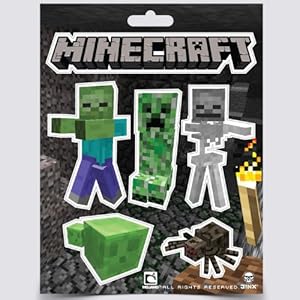 (5x7) Minecraft - Monsters Sticker Pack
