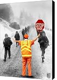 STOP WAR Canvas Print / Canvas Art   Artist Andrew Leipzig