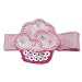 Little Girl Pink Sparkle Cupcake Hair Clippie