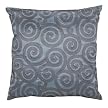 Home Snail Suede Quilt Toss Pillow - Blue (20x20")