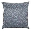 Home Snail Suede Quilt Toss Pillow - Blue (20x20")