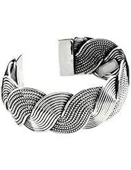 Fashion Cuff Bracelet in Sterling Silver