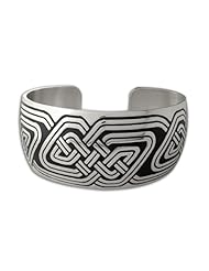 Sterling Silver Celtic Matts Maze Bracelet. Made in USA.