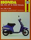 Honda NB, ND, NP & NS50 Melody owners workshop manual