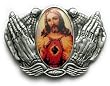 Felon Jesus, Love & Hate Belt Buckle with Money Clip Lucky 13