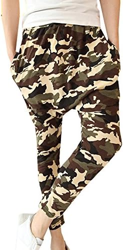 Men's Hiphop Punk Floral Print Harem Trousers Saggy Sweat Training Pants Black