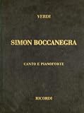 Simon Boccanegra, Cloth, It: Vocal Score
