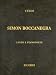 Simon Boccanegra, Cloth, It: Vocal Score width=