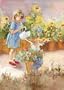 Spring Chores Garden Flag Flag