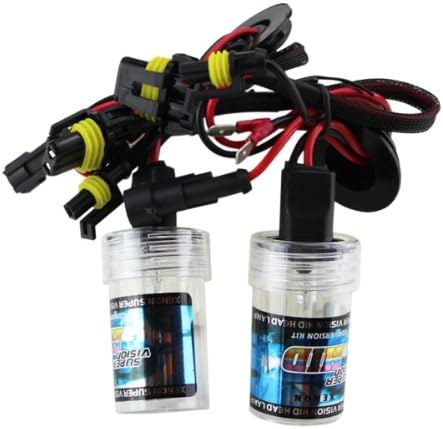HILISS 55W HID Xenon Slim Light Ampoules Conversion Kit Headlamp Headlight Ballast Single Beam H1-H/L H3-H/L H7-H/L H8-H/L H9-H/L H10-H/L H11-H/L 9005-HB3 9006-HB4 880 881(9005-HB3,6000K)