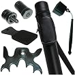 Pool Player's 5-Piece Cue Accessory and Cue Case Package