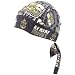 Bandana Fitted Du Rag Wrap Headwrap Military US Navy Blue