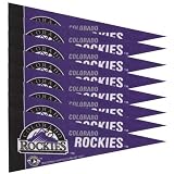 Colorado Rockies 8 Piece Mini Pennant Set