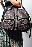 Bulga - Women's Helmet Lambskin Bag (Chocolate)