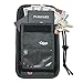 Travel Neck Pouch with Rfid Blocking 2 in 1 Passport Holder & Traveling Wallet for Men & Women