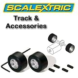 Scalextric Accessories - F1 Pack of 2 Hubs & Silicon Tyres