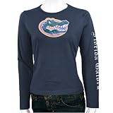 Florida Gators Navy Blue Ladies Big Logo Long Sleeve T-shirt