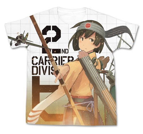 艦隊これくしょん -艦これ- 飛龍改二フルグラフィックTシャツ ホワイト XLサイズ