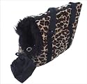 Best Pet Supplies CA9501 Pet Carrier in Fleece with Leopard Spots