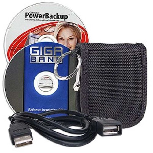 GigaBank Software Installation CD for I/O Magic GigaBank Micro IUSB12HD10 12GB USB 2.0 1 Portable External Hard Drive