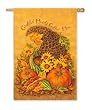 Cornucopia Silk Reflections Regular Size Flag