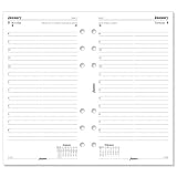 Filofax 2012 Diary Refill Insert Personal Day to Page W95xH171mm Ref 6844111