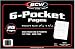 20 (Twenty Pages) - Pro 6-Pocket Coupon Page (Tall Vertical Slots)