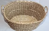 Wb250002l: Seagrass Storage Basket With Handles