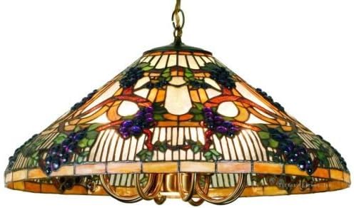 Jeweled Grape Down Light Pendant Lighting Fixture 24 Inches W