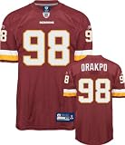 Brian Orakpo Jersey: Reebok Authentic Burgundy #98 Washington Redskins Jersey