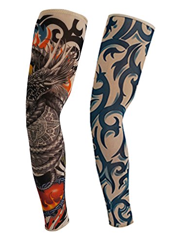 Homebase Fake Temporary Tattoo Sleeves Body Art Arm Stockings Accessories