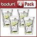 Bodum 10110-10US 13 Oz. Canteen Double Wall Cooler/Pint Glass Set Of 4