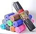 Yoga Mat + CARRY BAG - Exercise, Gym, Pilates, Padded 6mm Thick 9 Colours To Choose From By Macallen TM