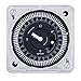 Grasslin by Intermatic MIL72EQWUZH-24 7-Day 24V Flush Mount Electromechanical Time Control with Manual Override and Battery Backup