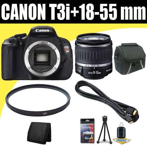 Canon EOS Rebel T3i 18 MP CMOS Digital SLR Camera Body + EFS 1855mm f