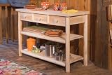 Kitchen & Housewares : Rustic Natural Cedar 59B Buffet