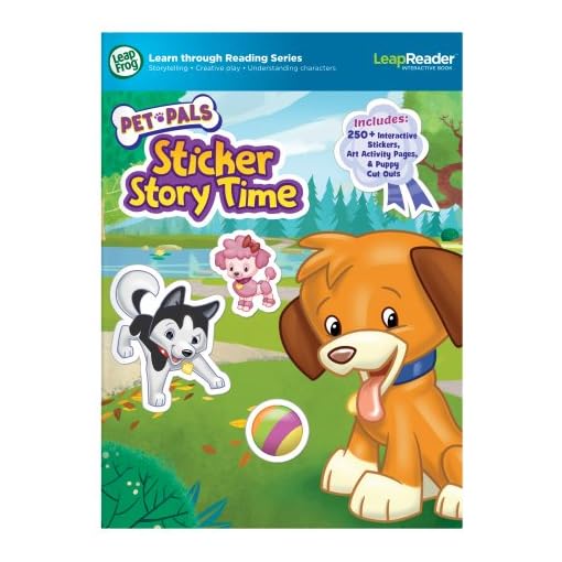 LeapFrog LeapReader Book Pet Pals Sticker Story Time (works with Tag