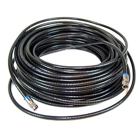New 100' Quad Shield Coax Cable For Satellite and CATV by White Sands