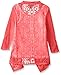 Amy Byer Big Girls' Lace Cozy with Layering Tank