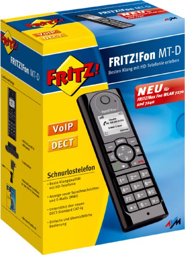 AVM FRITZ!Fon MT-D schnurloses Festnetz- und Internettelefon (VoIP, DECT)