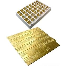 PEPE Double Line Block Engraving Machine Font fits Hermes