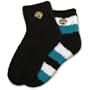 For Bare Feet Jacksonville Jaguars Women's Slipper Socks- 2 Pack Medium