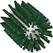 Vikan 5380-77-2 Stiff Tube Brush, Polyester, 3-3/32" x 6" OAL, Green
