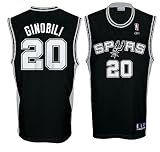 Manu Ginobili Youth NBA Replica Basketball Jersey By Reebok (L=14-16)