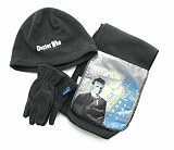 Childrens/Kids Doctor Who Hat, Gloves, Scarf Set (Black)